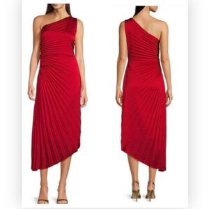 Badgley MischkaBelle by Badgley Mischka Kelsey Sleeveless One Shoulder Asymmetri